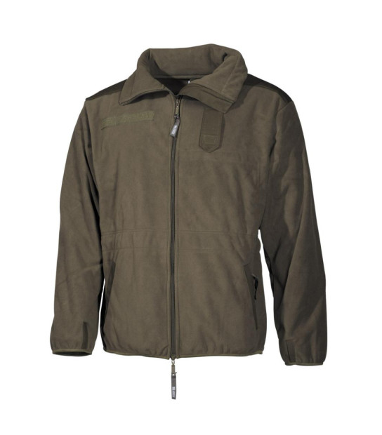 Veste Parka Brandit Pour Homme - Coupe-vent, Capuche Amovible - Noir Et Olive - Neuf Avec étiquettes