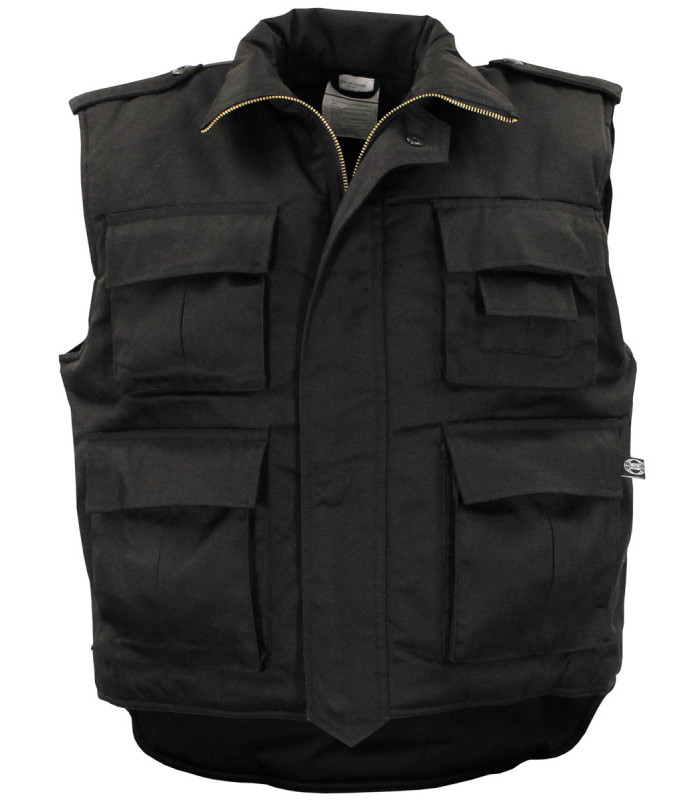 Gilet Réversible Matelassé Homme - Sans Manches, Col Montant, Chaud Pour Automne/Hiver