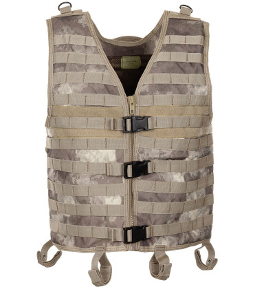 Gilet Tactique De Combat Camouflage HXSZWJJ - Veste Militaire Avec Poches MOLLE, Pour Airsoft, Paintball Ou Entraînement