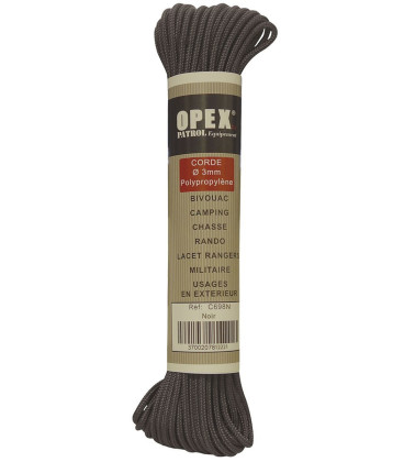 Corde para noir pour cordage rapide et facile