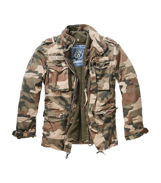 Veste Militaire Brandit M65 Giant - Taille M - Noir - Occasion En Parfait état