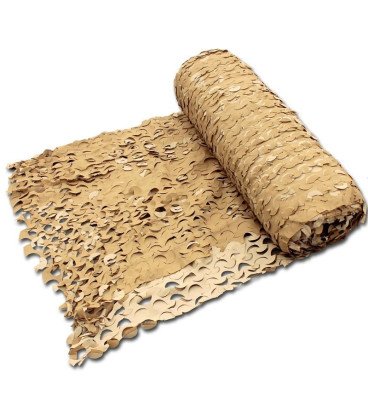 Filet camouflage beige au mètre personnalisable militaire de l'armée