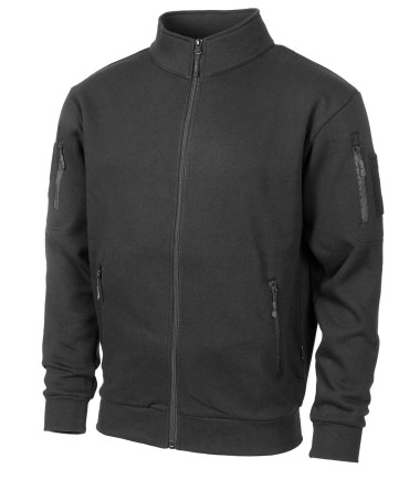 Veste Sweat, Tactical, noir