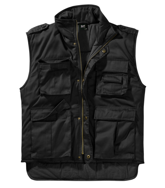 Gilet Sans Manches Homme - Style Reporter/saharien - Pour Chasse, Pêche, Look Décontracté - Noir