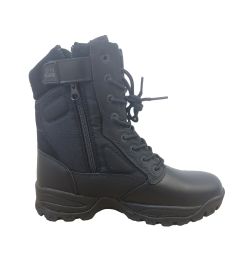Bottes D'intervention City Guard MégaTech Taille 37 - Double Zip, Cuir Et Cordura