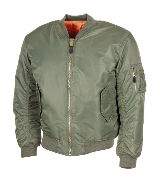 Blouson Aviateur Militaire MA1 Pour Homme Brandit - Bleu Marine - Neuf Avec étiquettes