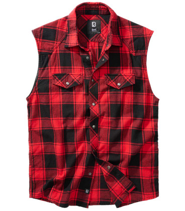 Chemise à Carreaux Brandit - Bleu Marine Flanelle - Taille S-XXL - Décontractée Bûcheron - Neuf Avec étiquettes