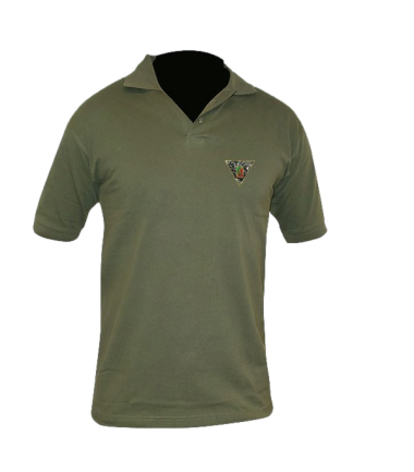 Polo vert brode 2 rep