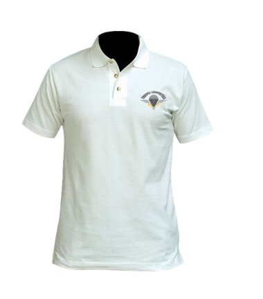 Polo blanc mc imprime para