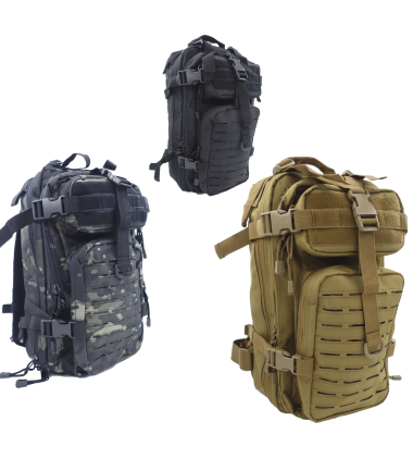 Sac à dos assault pack systeme molle découpe laser 27l