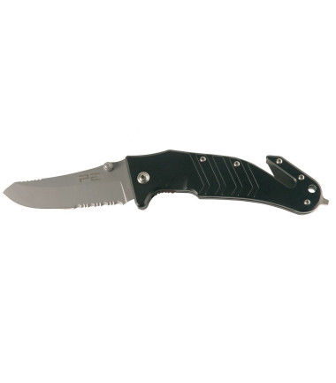 Couteau coupe sangle et brise vitre etui noir