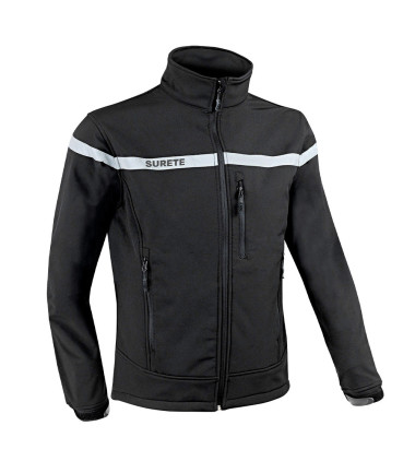 Veste Softshell Sécu-One sûreté noir