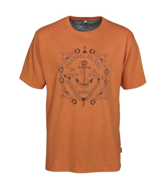 T-shirt 'Streetstyle' Camouflage Orange Militaire - Marque MFH, Taille S, Neuf Avec étiquettes