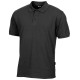 Polo noir avec patte de boutonnage MFH