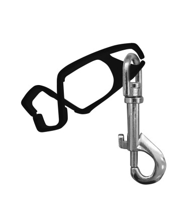 Clip pour gant de travail Noir Portwest (lot de 40 pièces)