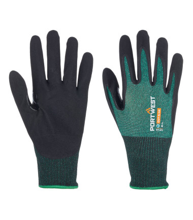 Sg npr15 micro-mousse - paquet de 12 de travail Vert/Noir Portwest