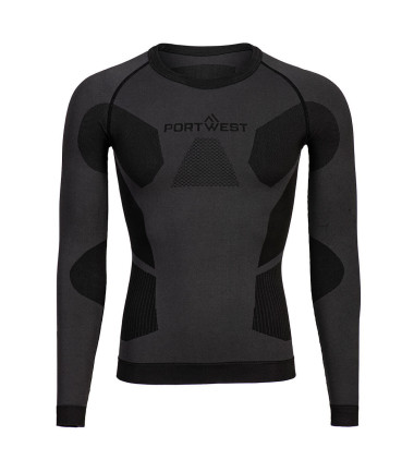 Haut de sous vêtement thermique dynamic air de travail Anthracite Portwest
