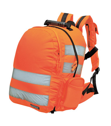 Sac à dos hi-vis anti-happement de travail Orange Portwest