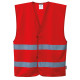 Gilet iona de travail Rouge Portwest