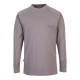 Sweat col rond antistatique fr de travail Gris Portwest