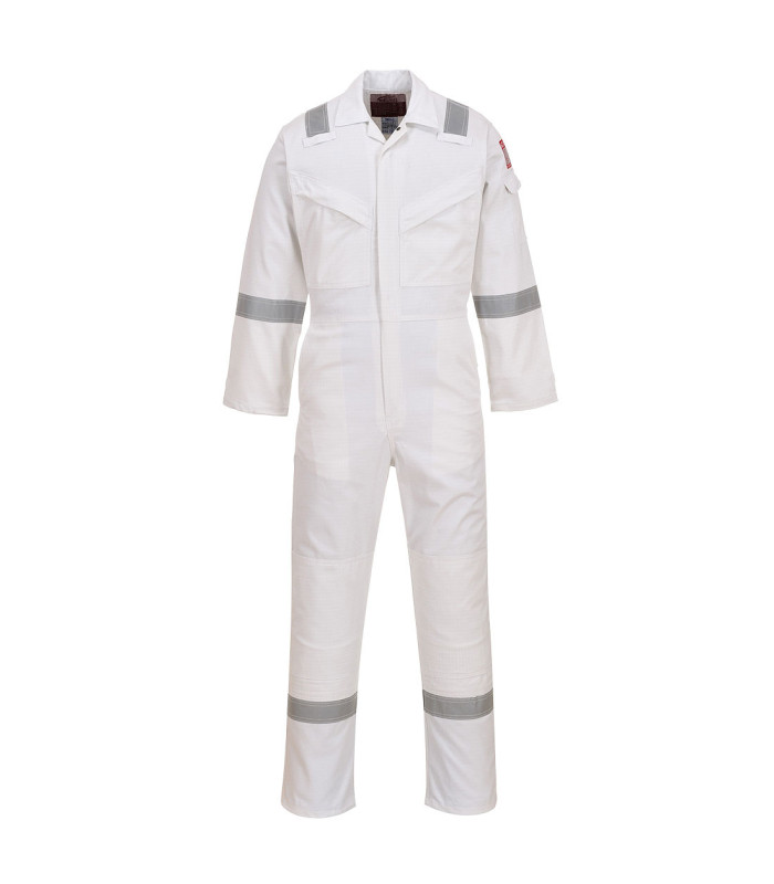 Portwest Combinaison Ignifugée Antistatique 350g – Noir, Taille L, FR50BKRL – Protection Soudeur Offshore