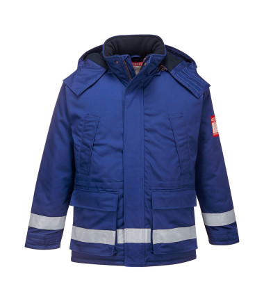 Parka hiver fr anti-statique de travail Bleu Portwest
