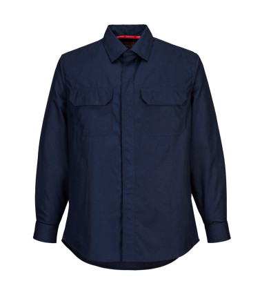 Chemise bizflame plus de travail Bleu Portwest