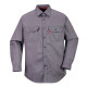 Chemise bizflame 88/12 de travail Gris Portwest