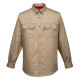 Chemise bizflame 88/12 de travail Kaki Portwest