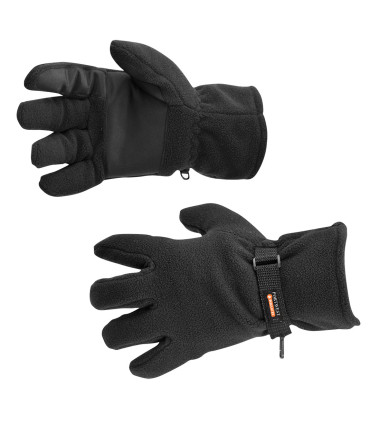 Gant polaire doublé insulatex de travail Noir Portwest