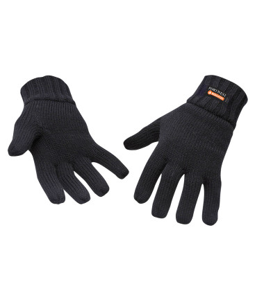 Gant tricot doublé insulatex de travail Noir Portwest
