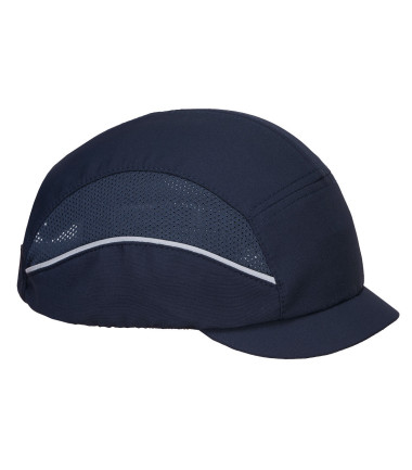 Casquette anti-heurt airtech micro peak de travail Bleu Portwest