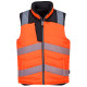 Bodywarmer réversible haute visibilité pw3 de travail Orange/Noir Portwest