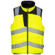 Bodywarmer réversible haute visibilité pw3 de travail Jaune/Noir Portwest