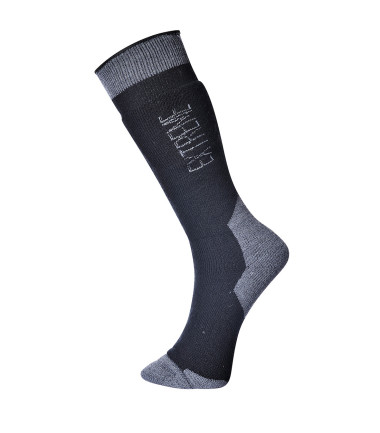 Chaussette froid extreme de travail Noir Portwest