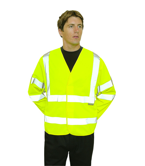 Gilet Haute Visibilité Portwest Sans Manches - Norme CE, Orange, Pour Sécurité Sur Chantier Ou Route - 11