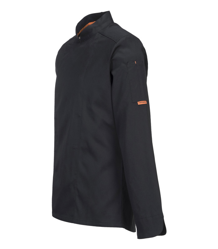 Portwest - Veste de cuisine manches longues MESHAIR PRO Noir Taille S