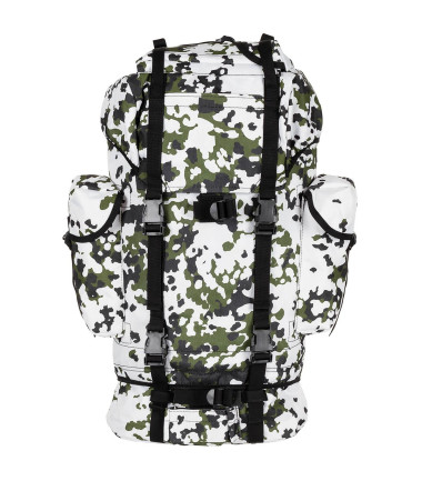 Sac à dos militaire BW de combat 65L BW camouflage neige