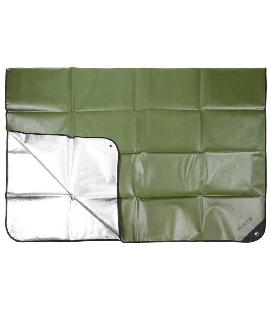 Couverture Militaire DOMINATOR URBAN COMBAT 150x200cm Grise - Chaude Et Résistante Pour Camping
