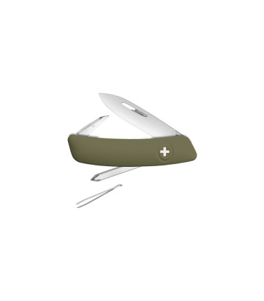 Couteau suisses D02, olive Swiza Vert - Kaki - Olive