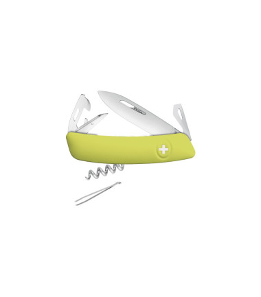 Couteau suisses D03, mousse Swiza Vert - Kaki - Olive