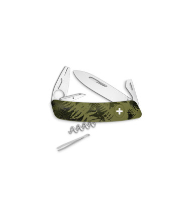 Couteau suisses TT03 Tick Tool, silva Swiza Vert - Kaki - Olive