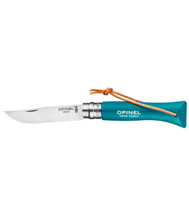 Couteau pliant Baroudeur N°06 Inox Turquoise Opinel
