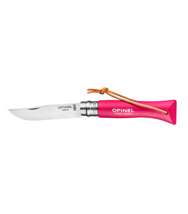 Couteau pliant Baroudeur N°06 Inox Framboise Opinel