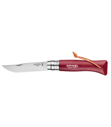 Couteau pliant Baroudeur N°08 Inox Grenat Opinel