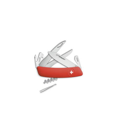 Couteau suisses D07 Scissors, rouge Swiza Rouge