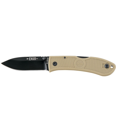 Couteau pliant Dozier Folding Hunter Coyote Brown Kabar