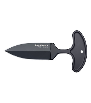 Couteau de cou Drop forged push knife Cold Steel Noir