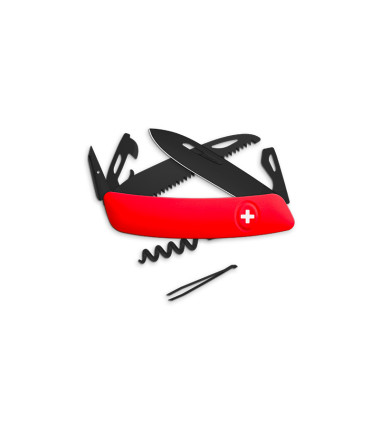 Couteau suisses D05 ALLBLACK, rouge Swiza Rouge