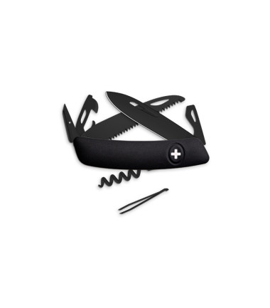 Couteau suisses D05 ALLBLACK, noir Swiza Noir